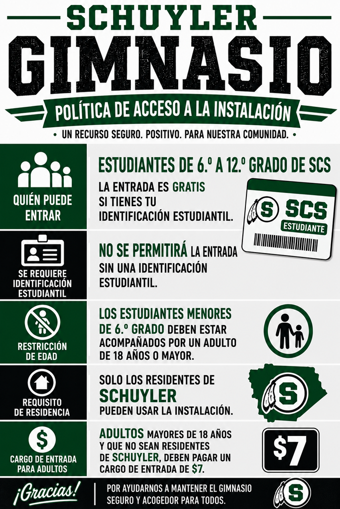 Fieldhouse Facility Access Policy -spanish