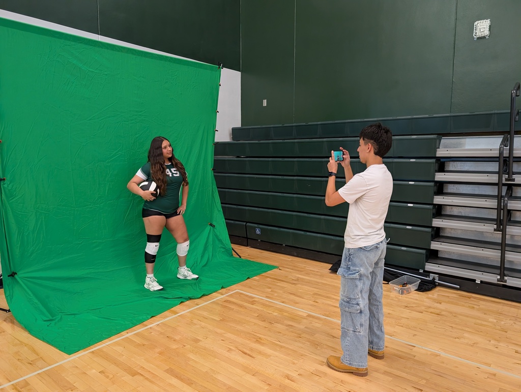 Here is step one of creating the awesome intro videos our media students get to show off each home game!