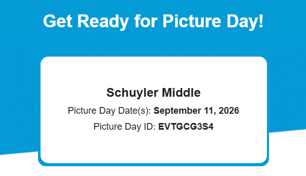 SMS Picture Day info