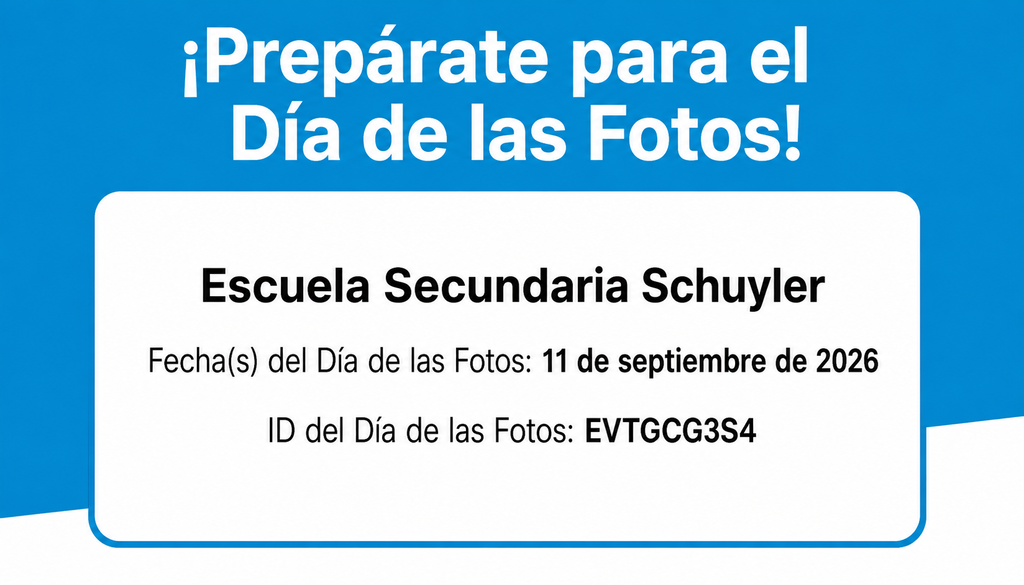 SMS Picture Day info - spanish
