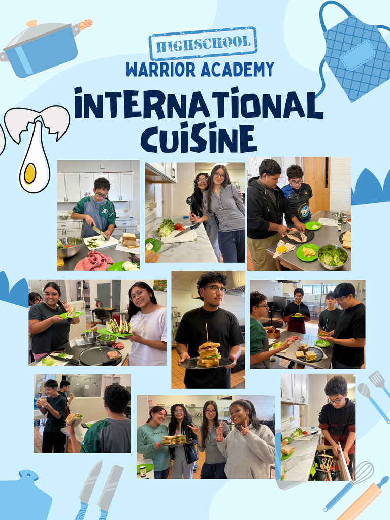 International Cuisine Club at the Highschool