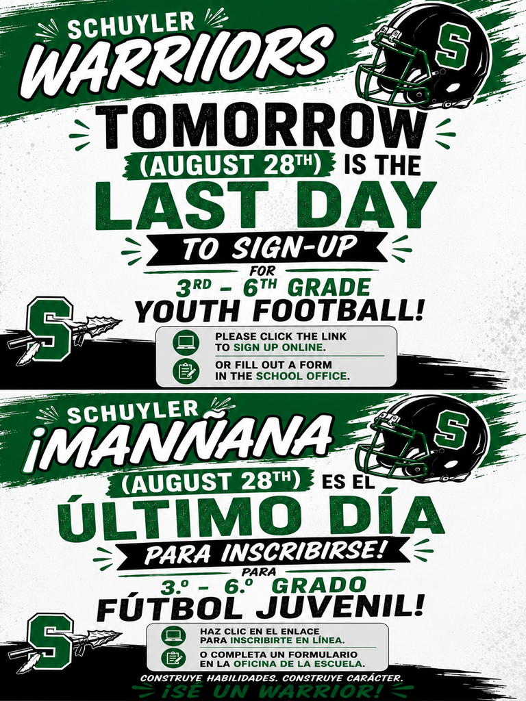Football Sign-ups
