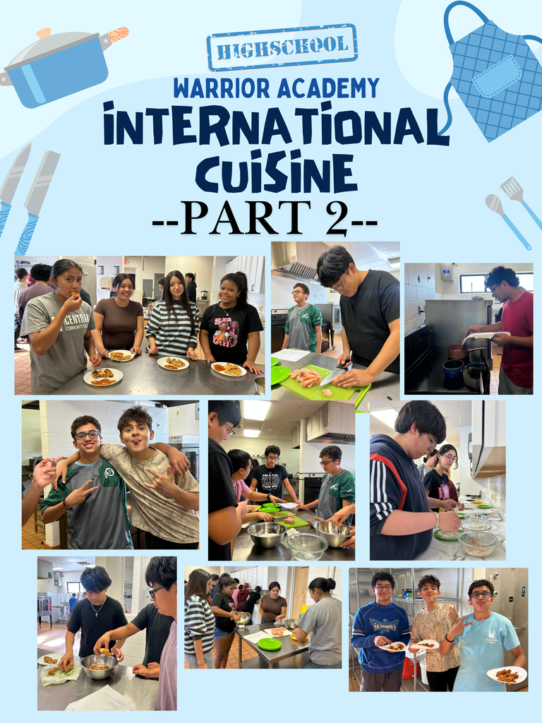 International Cuisine Club at the Highschool