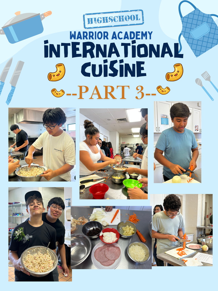 International Cuisine Club at the Highschool Part 3