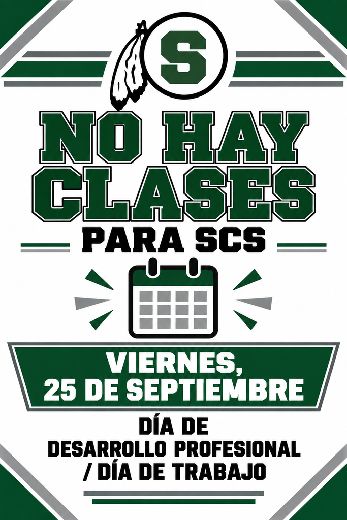 no school September 25th -spanish