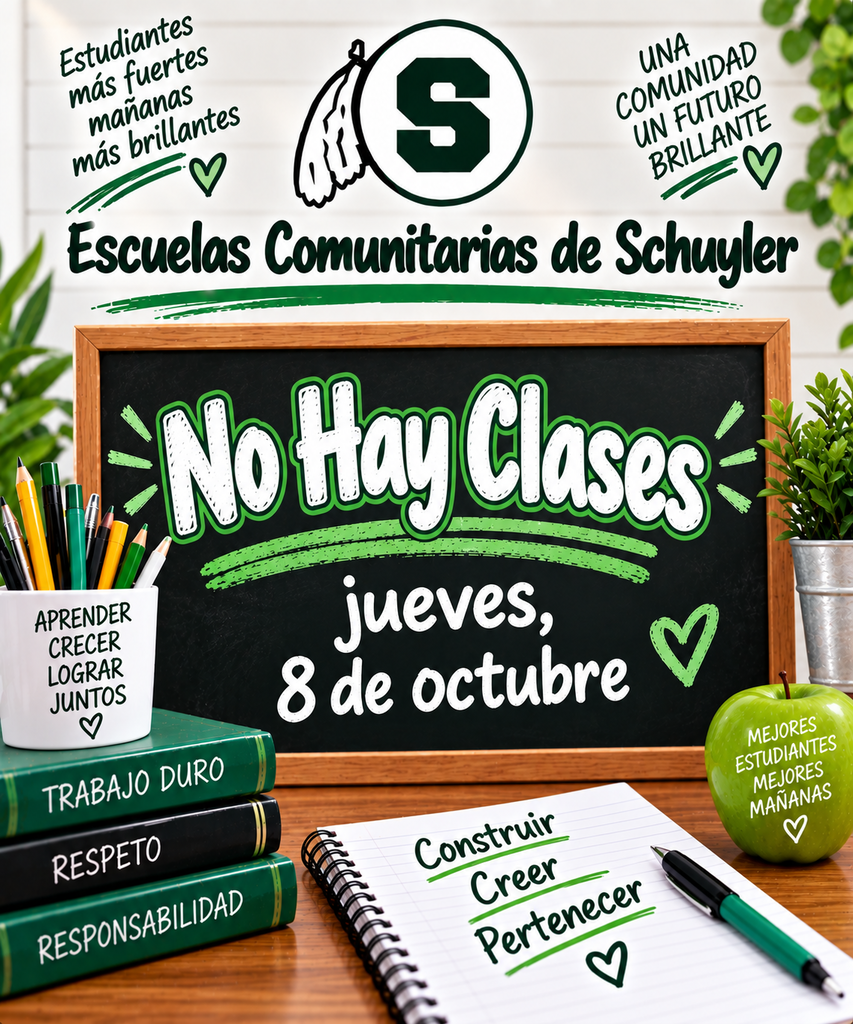 No School Oct 8th - spanish