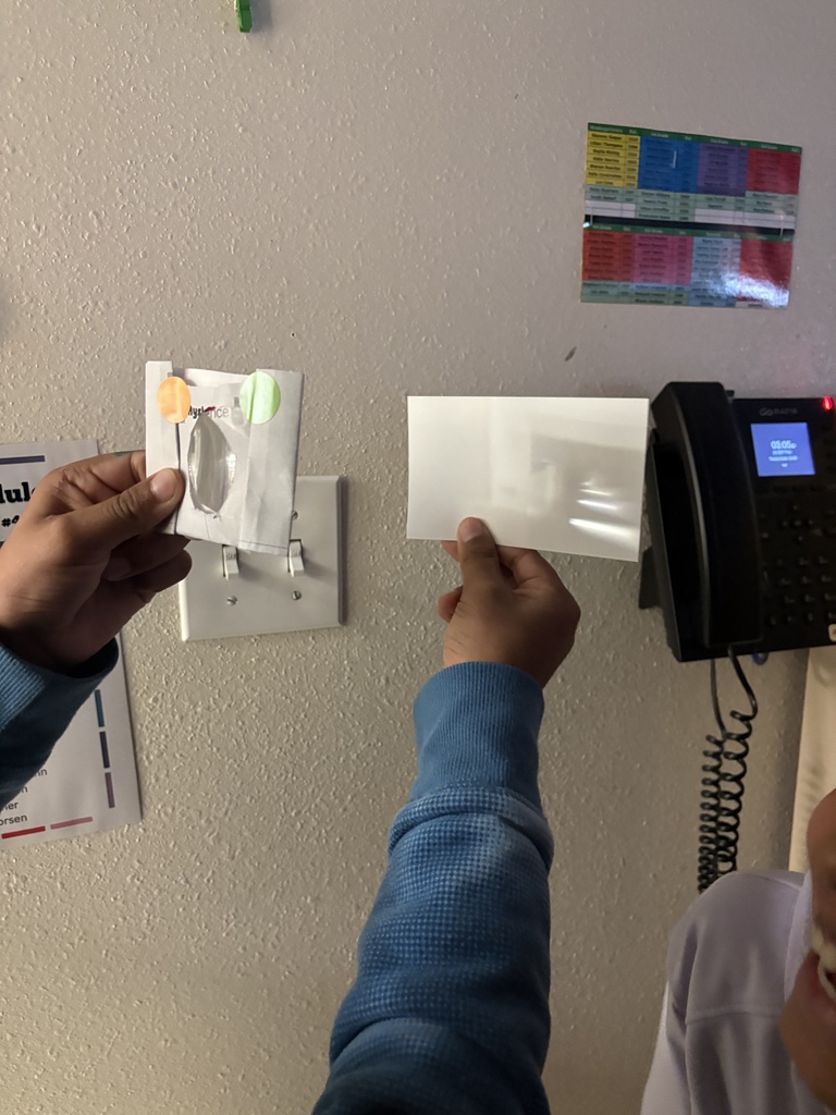 Miss Keller’s 4th grade class is learning how our eyes work! Today, we built a model of an eye and explored how each part works together to help us see. 👀 👀