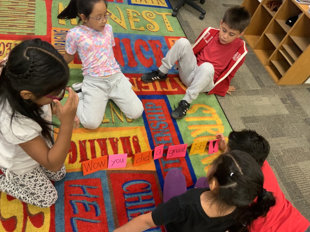 Mrs. Cariit’s class had fun learning how to build and create and create complete sentences!