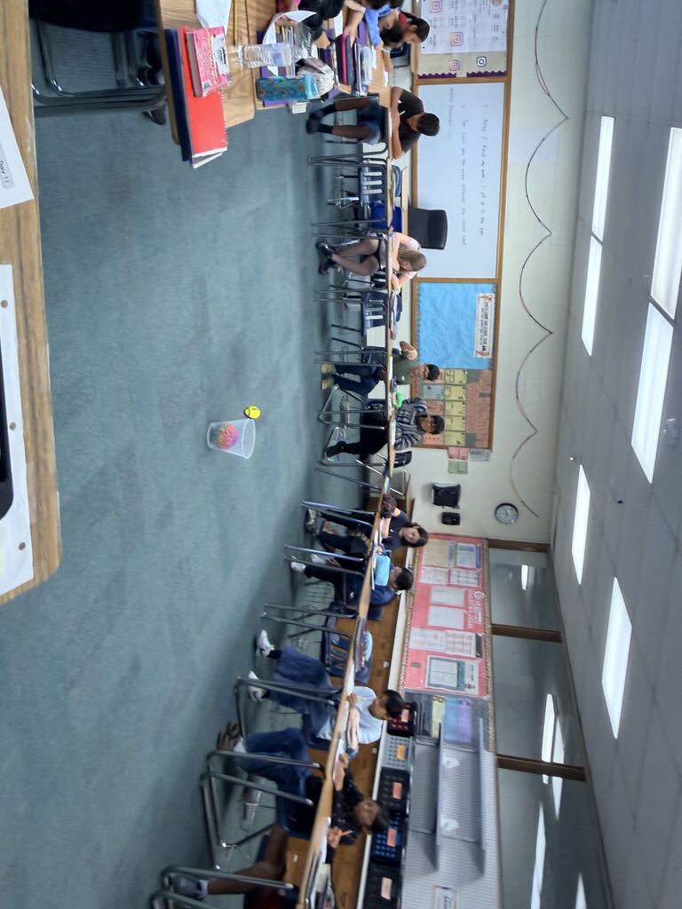 6th grade writing class— Who says reviewing can’t be fun? Answer it correctly? Shoot the ball! 🏀 