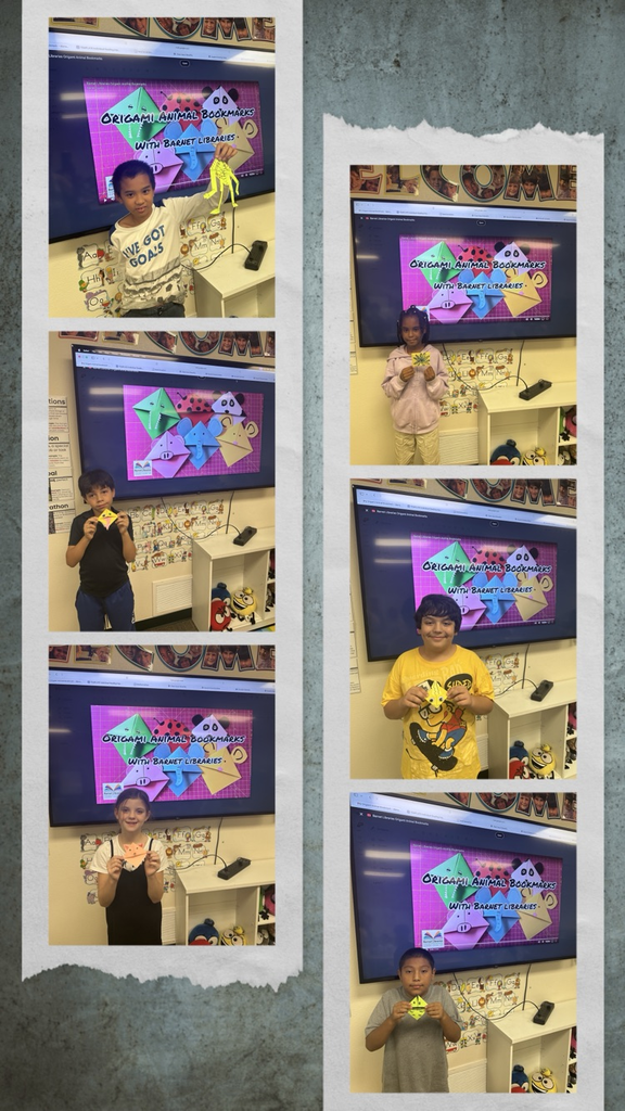 Students enjoyed creating their own origami bookmarks, adding their personal touch through colors, patterns, and creative designs. Each student personalized their bookmark to reflect their own unique style and creativity.