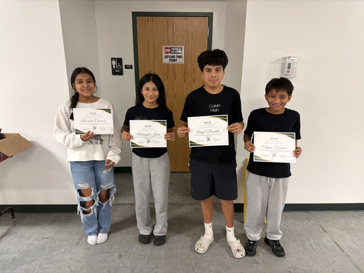 MVR-most valuable runner-Alondra, McKayla, Angel, Edgar