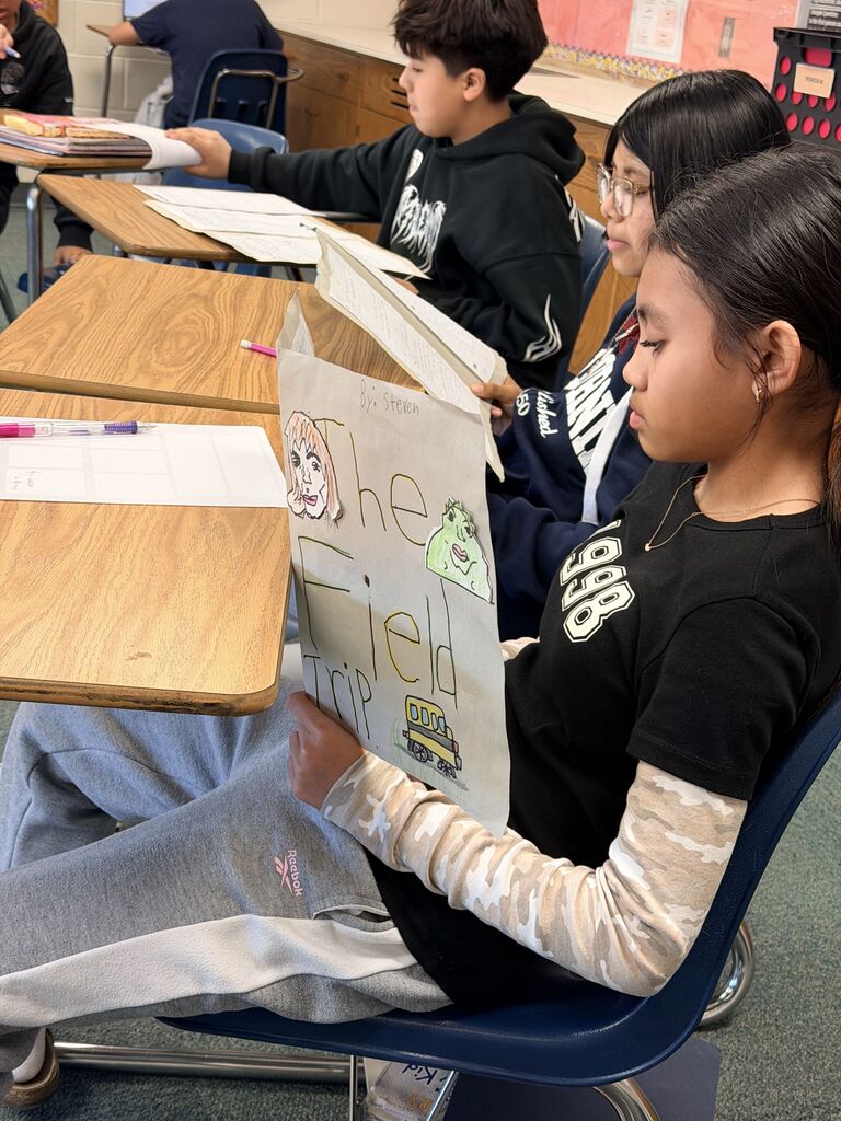 Ending the quarter with a Reading Café! Our 6th graders Writing class enjoyed reading each other’s personal narratives and leaving thoughtful, encouraging feedback while celebrating each writer’s unique voice.