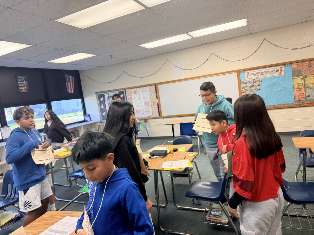 Shhh… Find Your Match, Then Squish and Shape! Our 6th Grade Writing class took on the silent matching challenge—no talking, just reading! Then, they got creative using Play-Doh to shape punctuation marks. Who knew grammar could be this much fun? ✏️