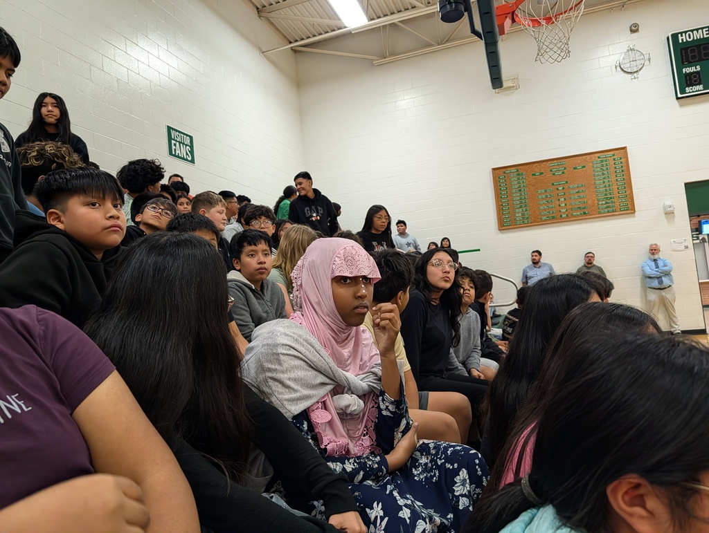 Students were told to stand when name was announced.