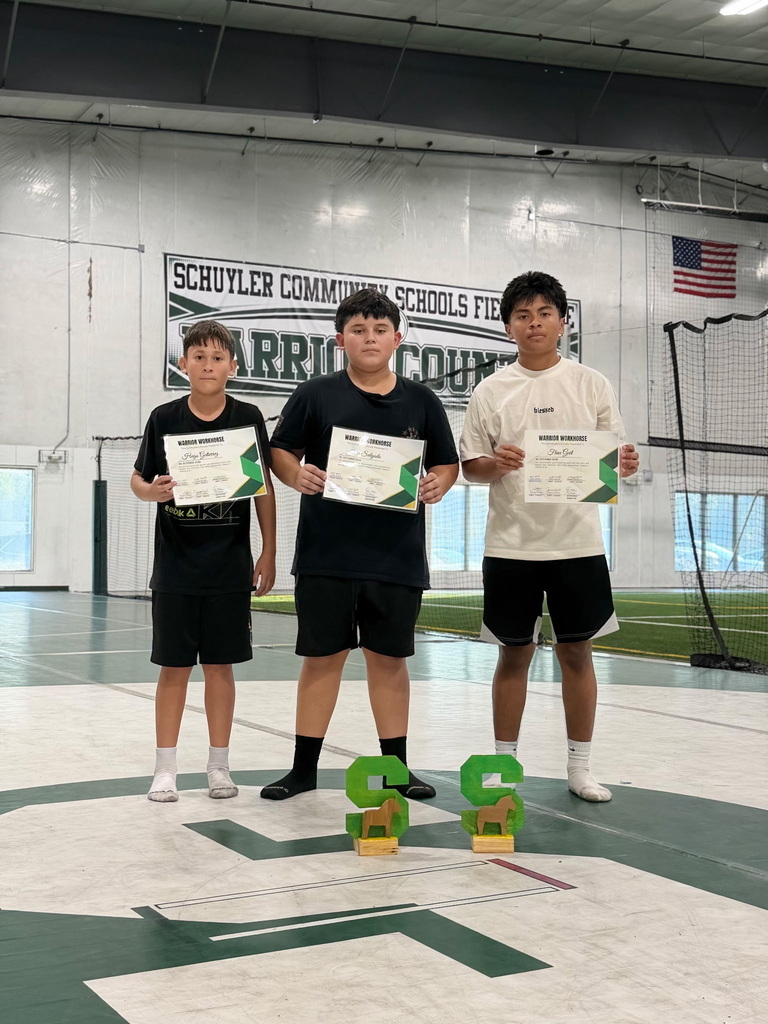 Very proud of our Warrior Work Horses of the week!