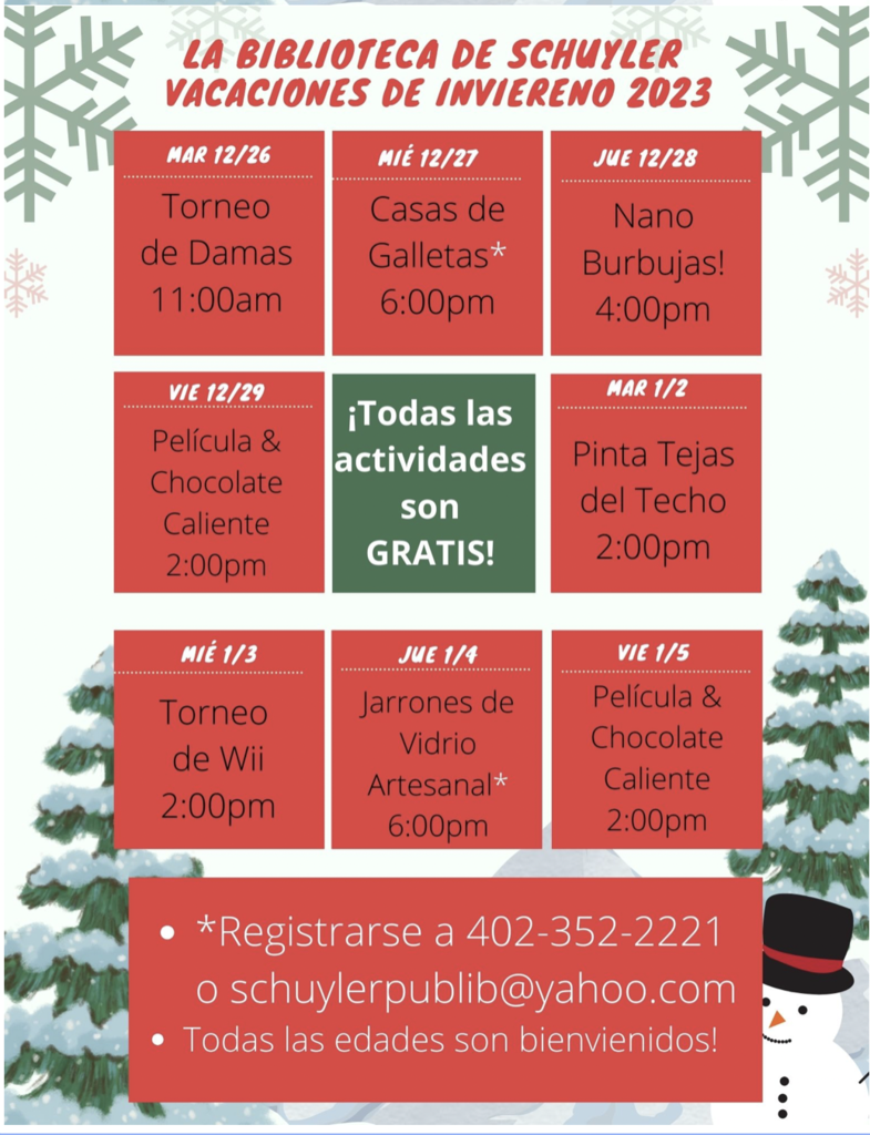 Public library activities - spanish