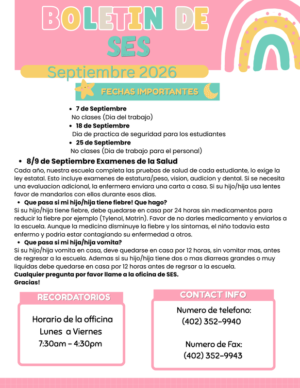 Sept Newsletter - Spanish