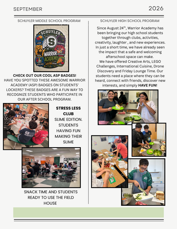 Sept Newsletter