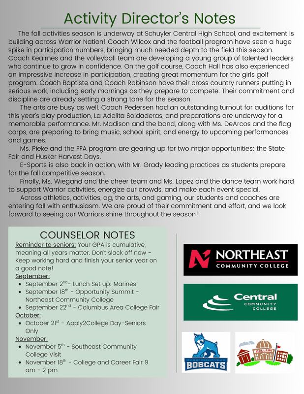 Sept Newsletter