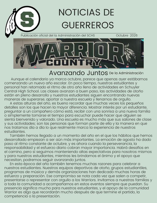 Oct newsletter