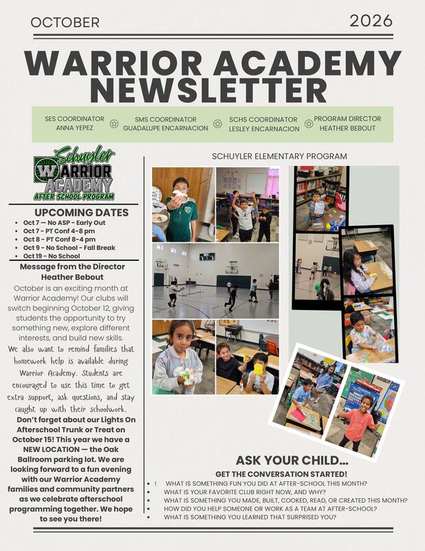 Oct newsletter