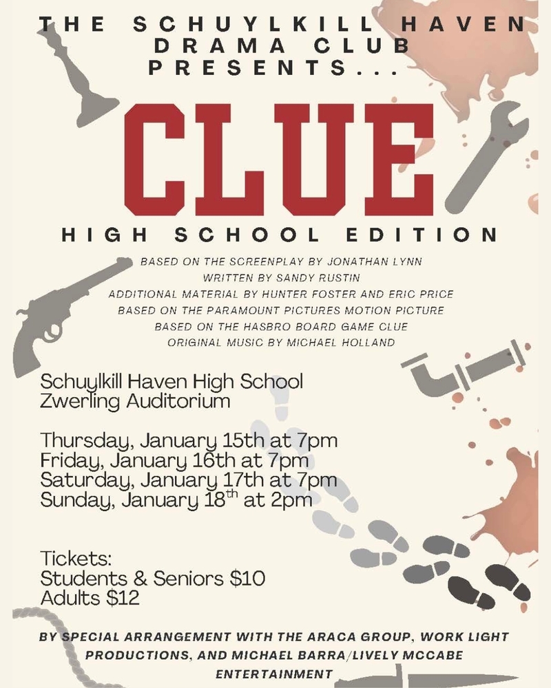Drama Club Production Clue