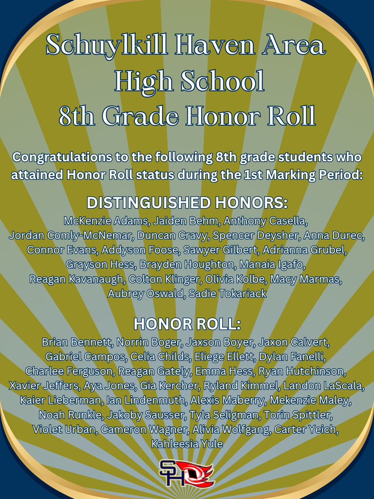 8th Grade Honor Roll