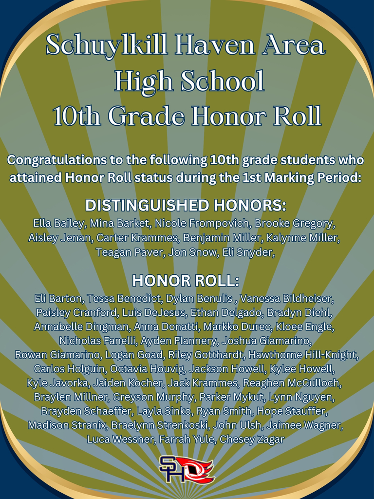 10th Grade Honor Roll