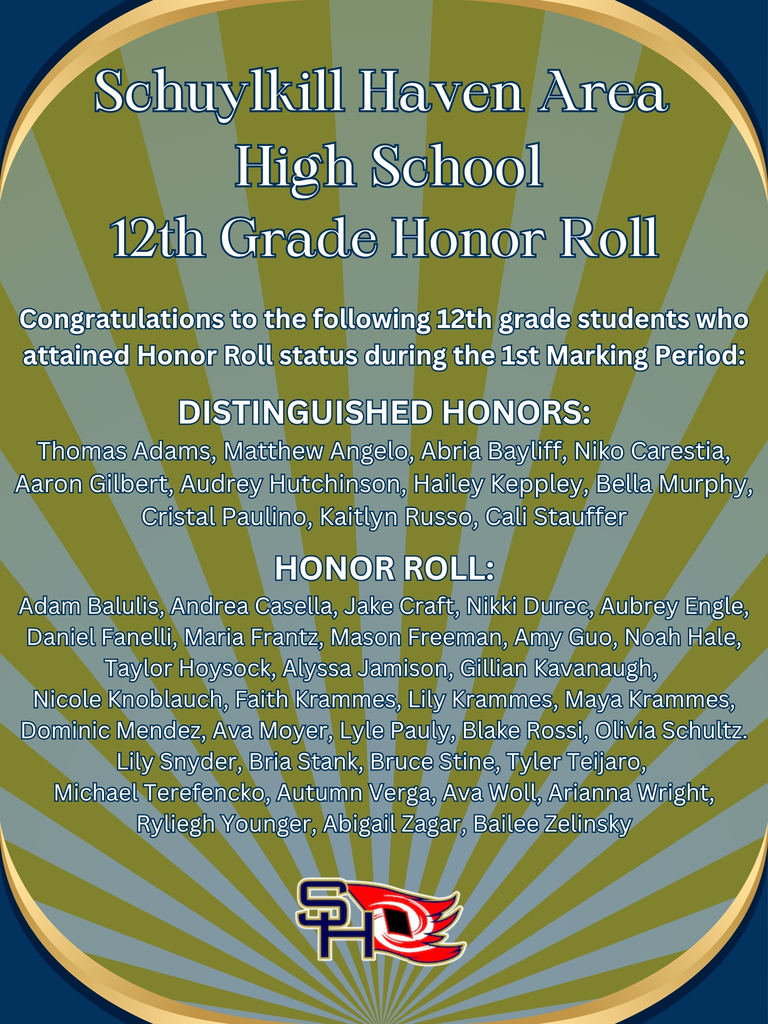 12th Grade Honor Roll