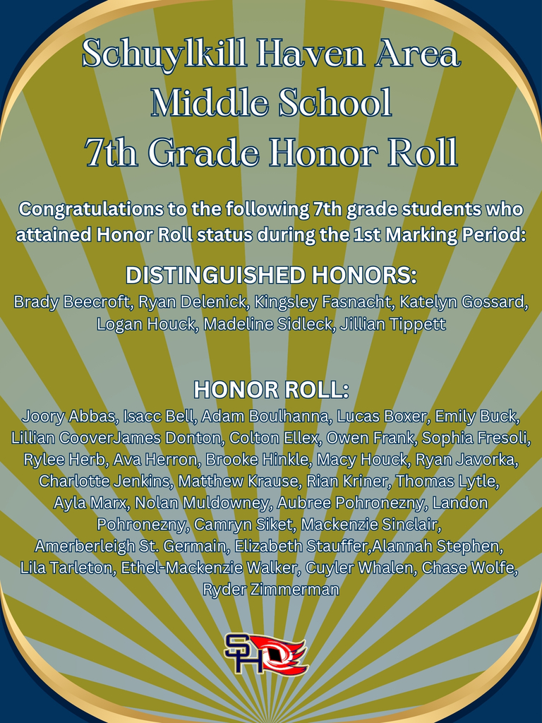 7th Grade Honor Roll