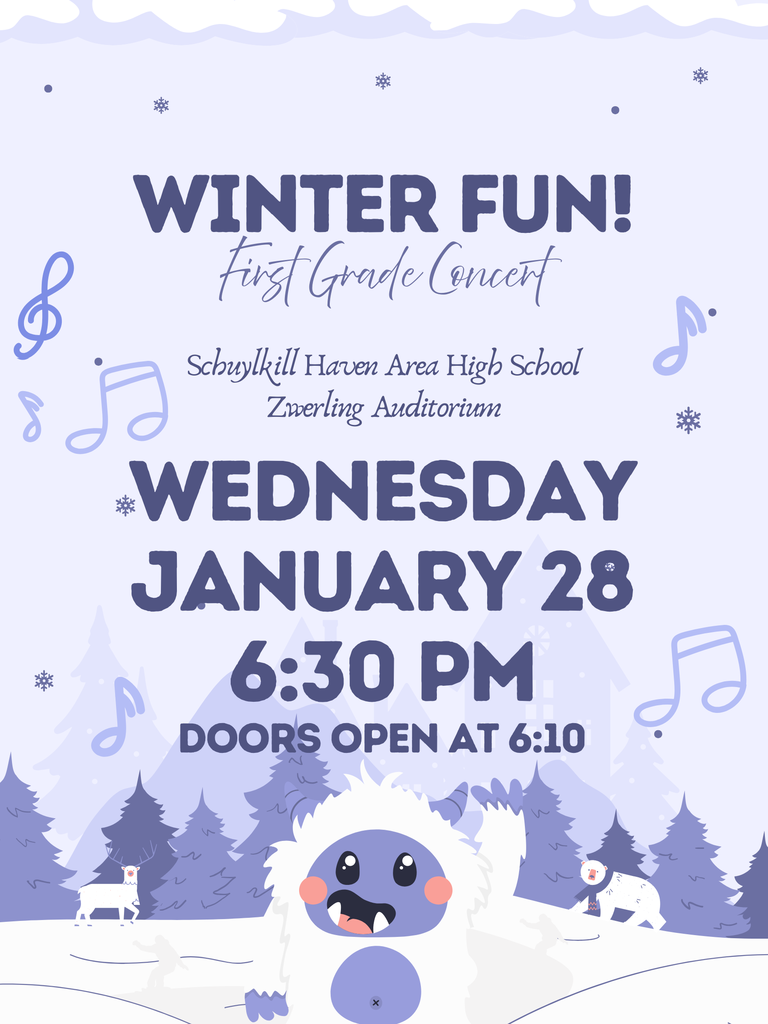 1st Grade Winter Concert