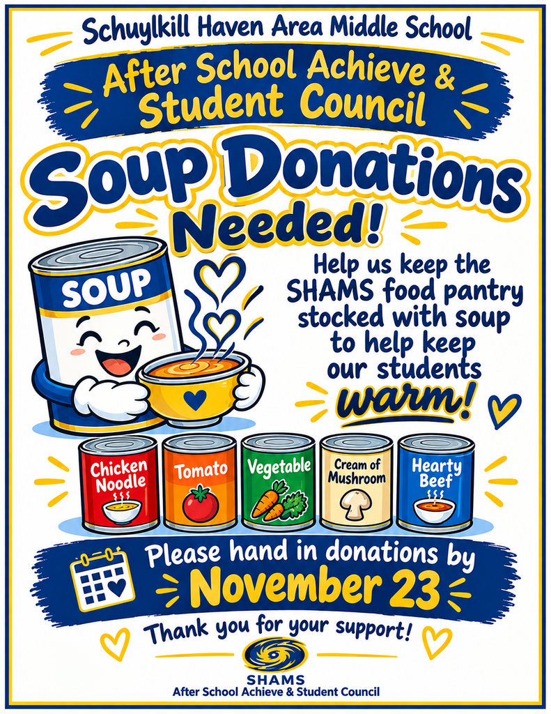 SHAMS Soup Donation Flyer