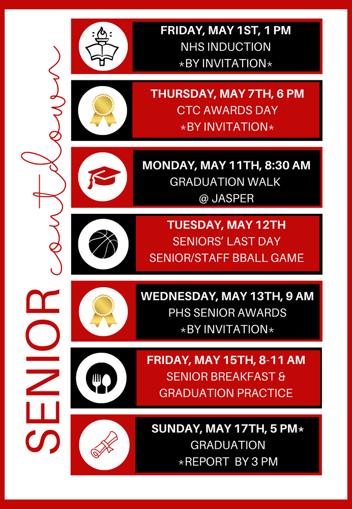 Senior Countdown Flyer