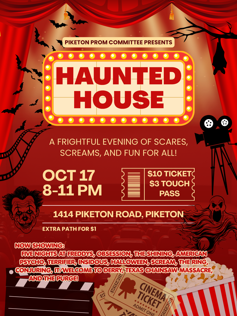 PHS Haunted House Flyer