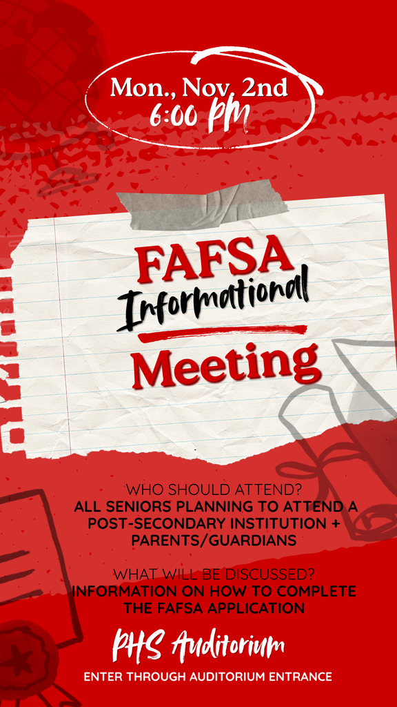 FAFSA Meeting details