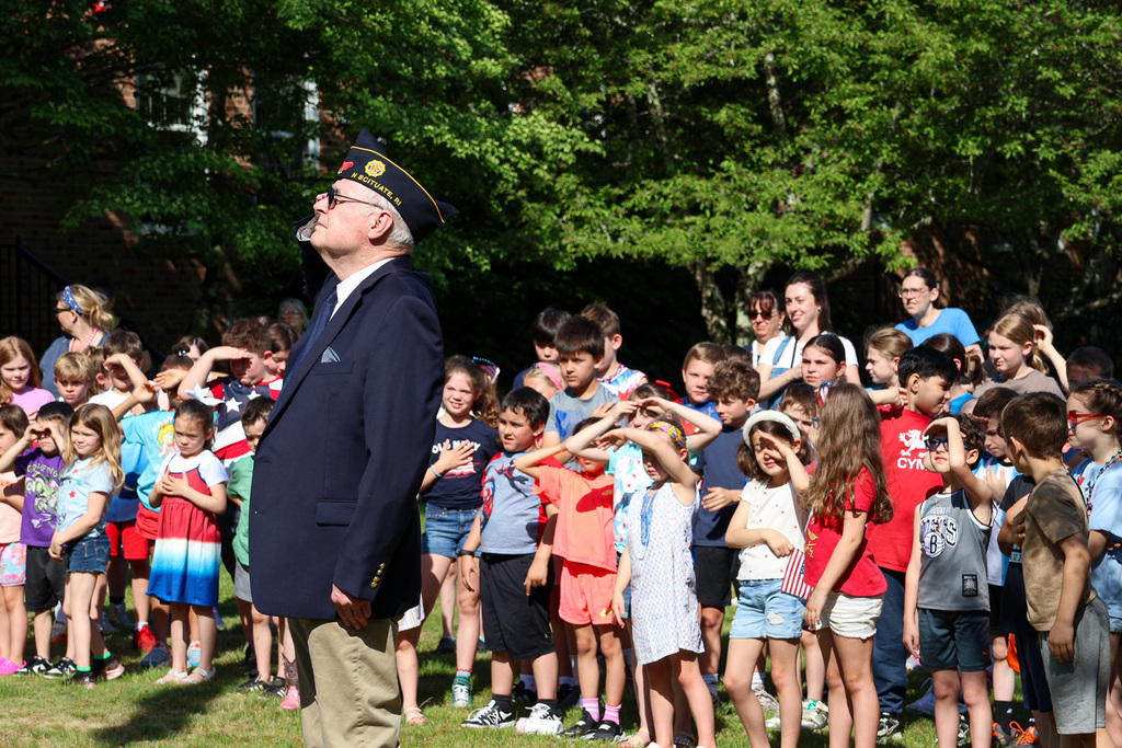 Thanking our local veterans at Clayville's Memorial Day celebration