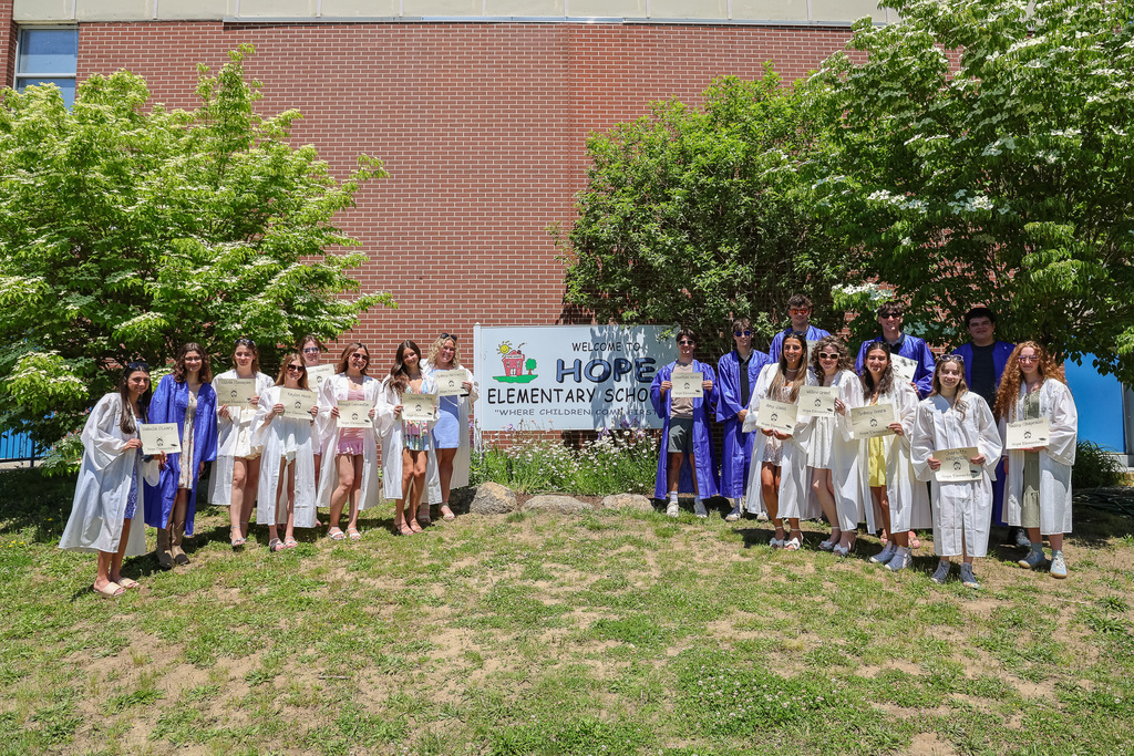 Class of 2026 grads in the halls 