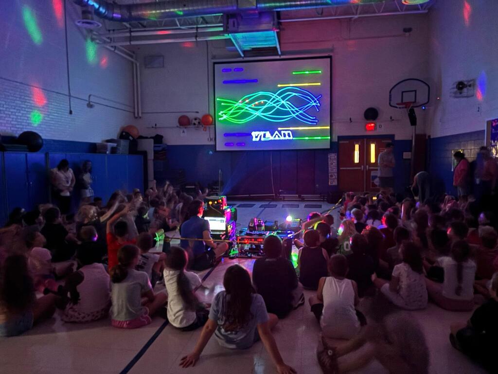 Clayville PBIS Laser Light Show