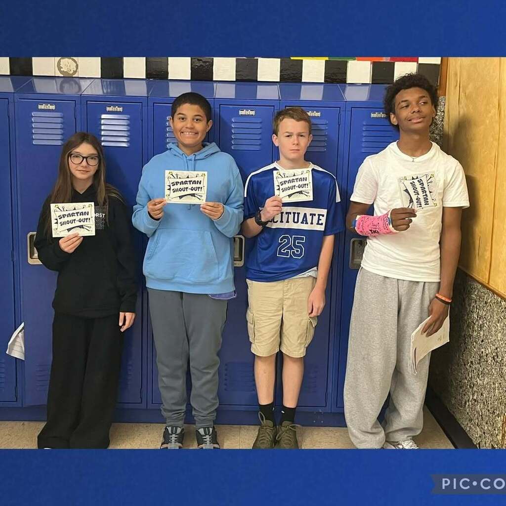 middle school spartan shout-outs