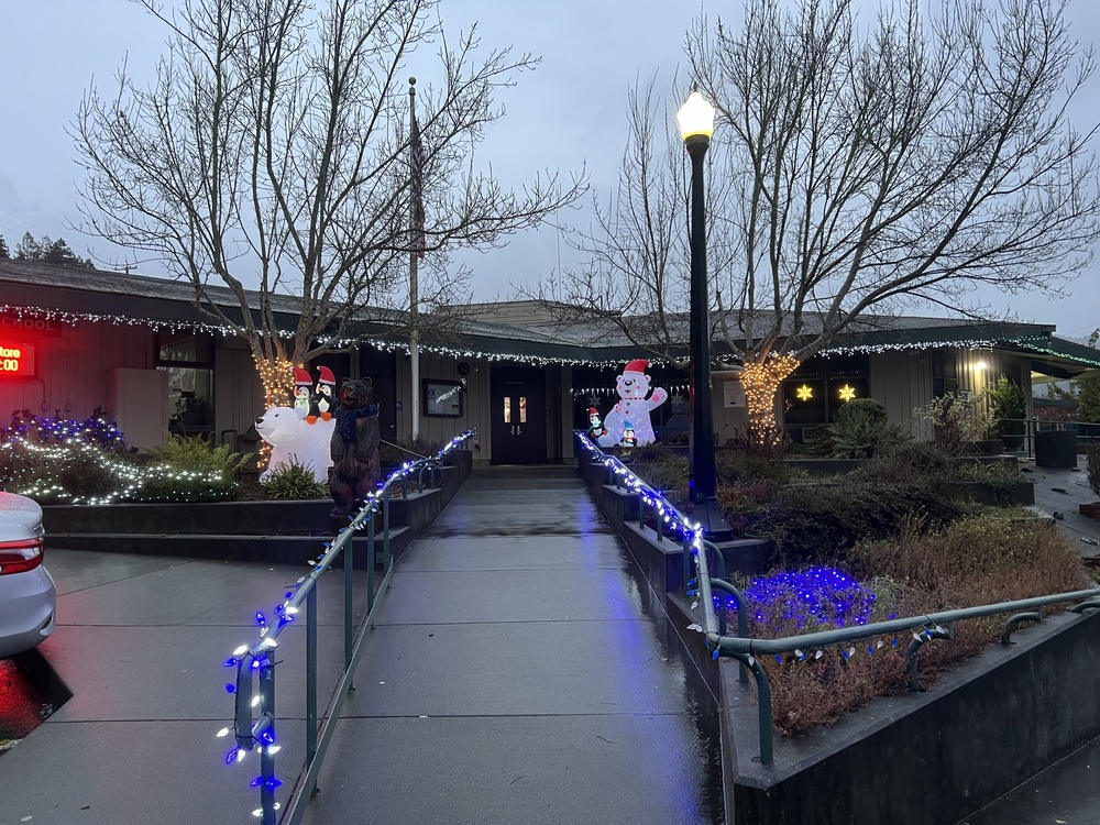 Lights at Scotia School