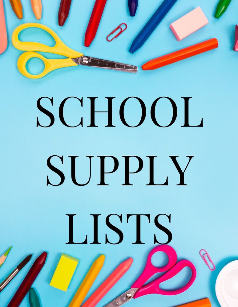 School Supply List