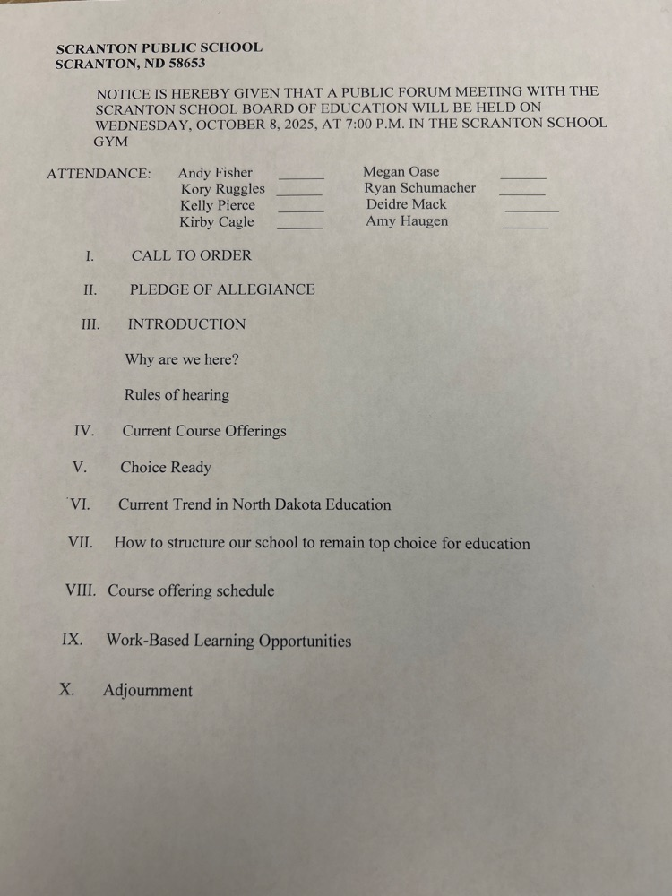 agenda