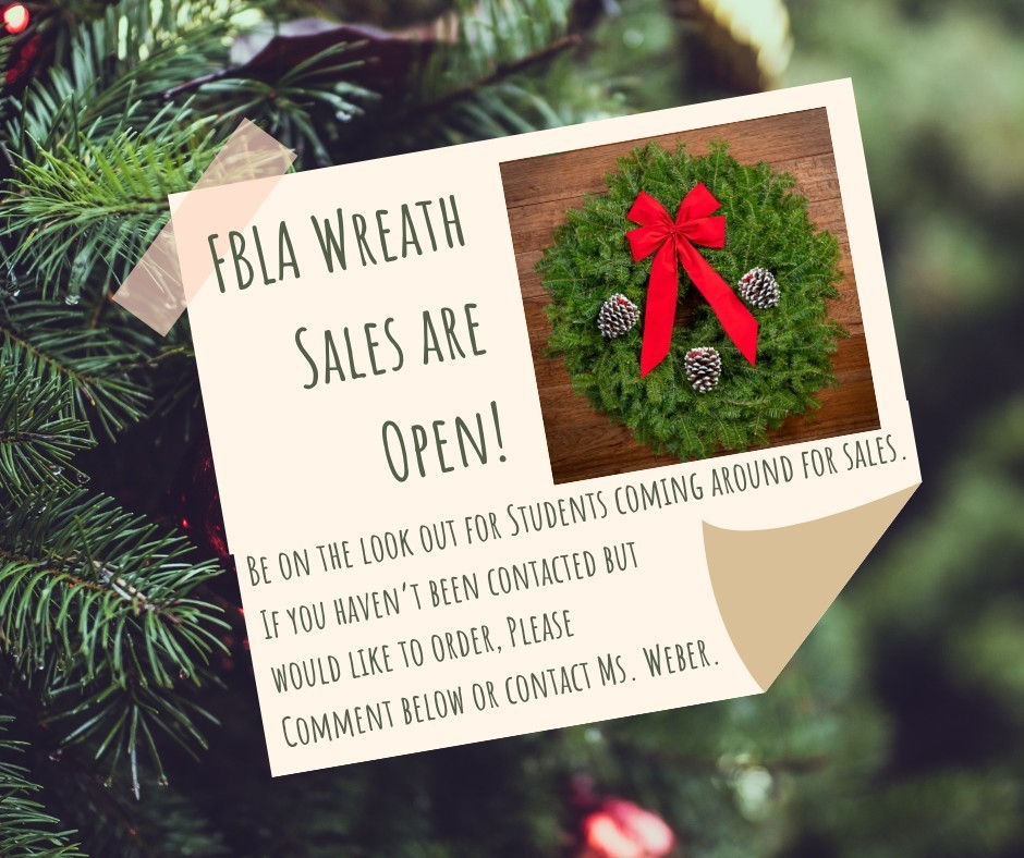 FBLA is selling Wreaths!