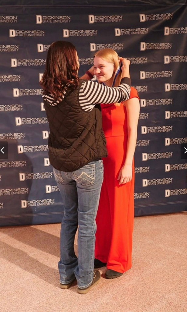 Karen pinning Alyssa