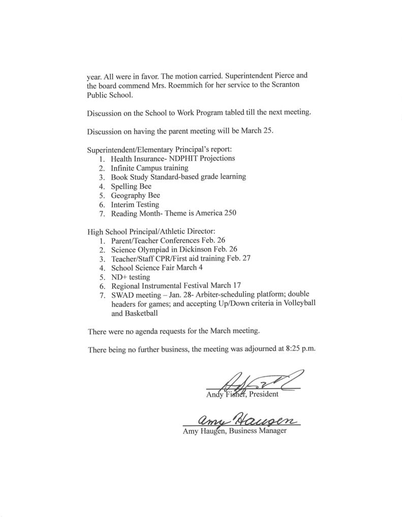 Feb. 11, 2026 Minutes Pt 2