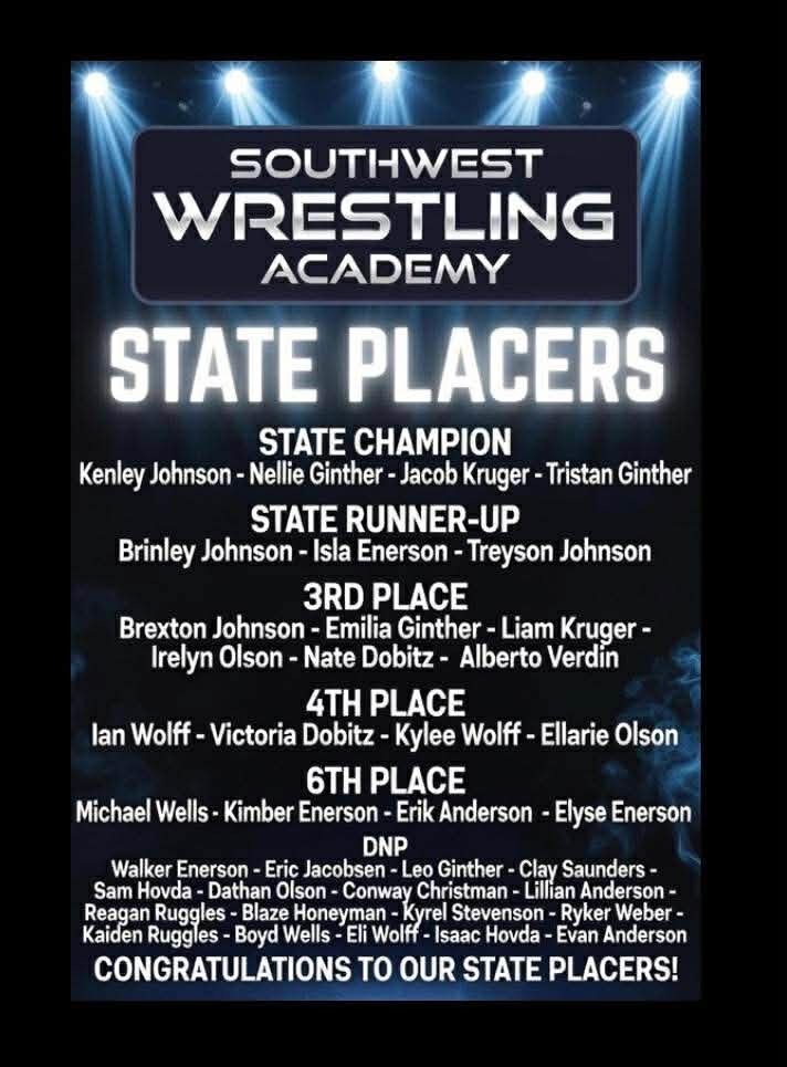 youth wrestling results