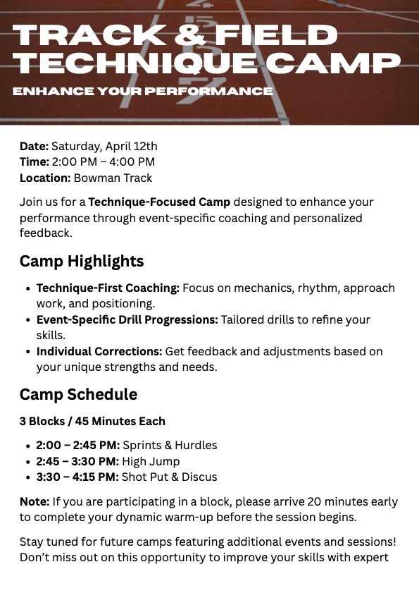 T&F camp