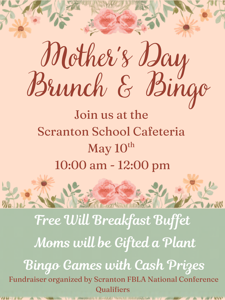 Mother's Day Brunch & Bingo at Scranton Public School
