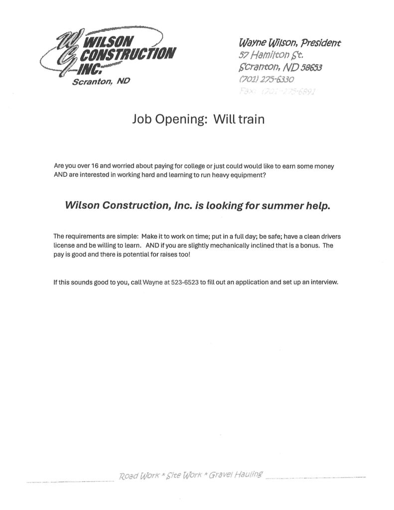 Job Opportunity