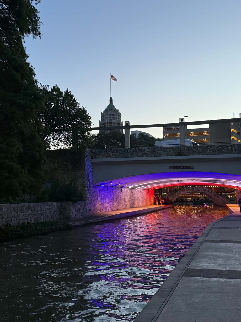 SA River Walk at Dusk